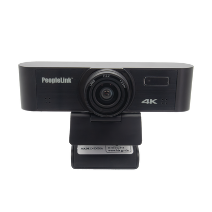 PeopleLink Nova x10 - Ultra HD Super Wide Angle, AI Humanoid tracking, Auto Framing, 2D & 3D digital noise reduction, Built-in Microphones, 4K audio/visual delivery, 8X Digital Zoom