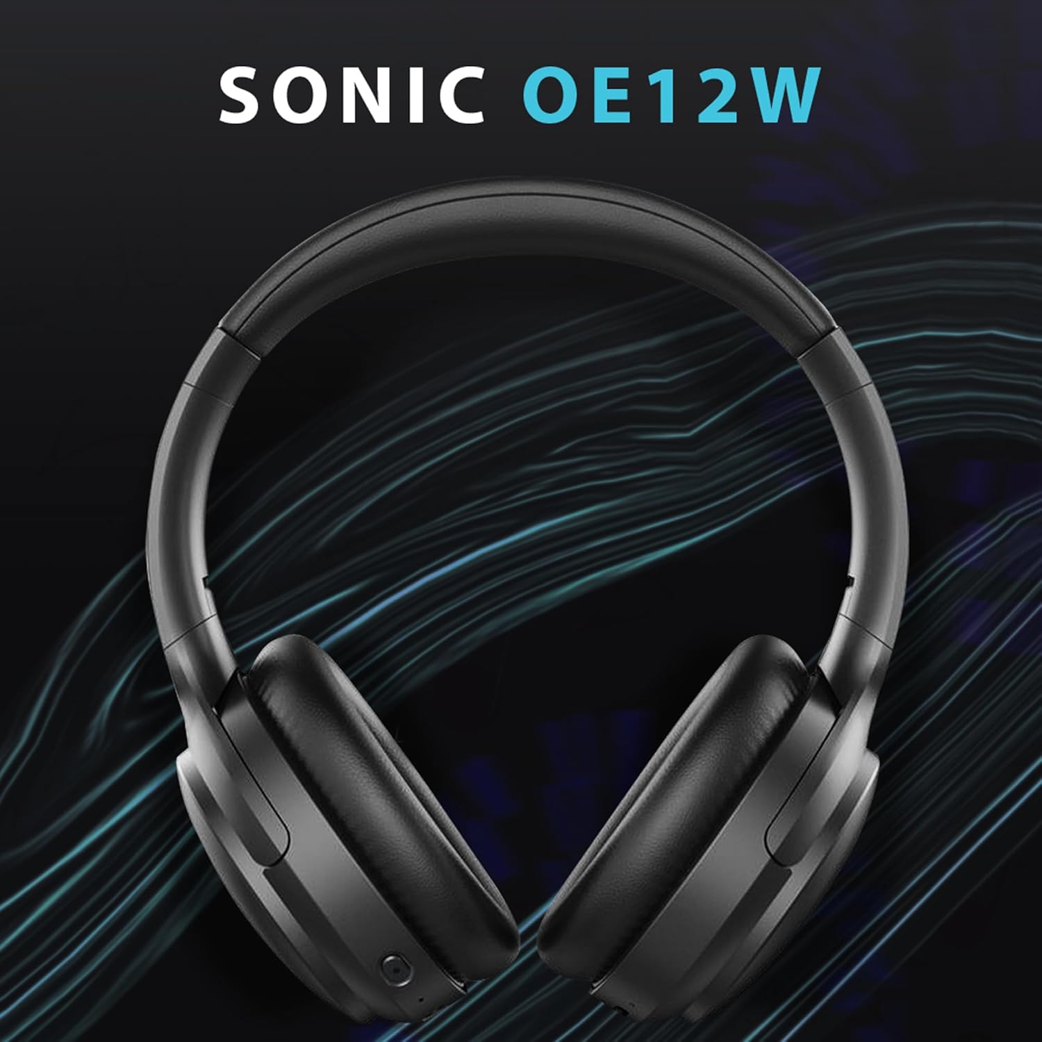 Sonic OE12W ANC Wireless Over Ear Headphone with Mic