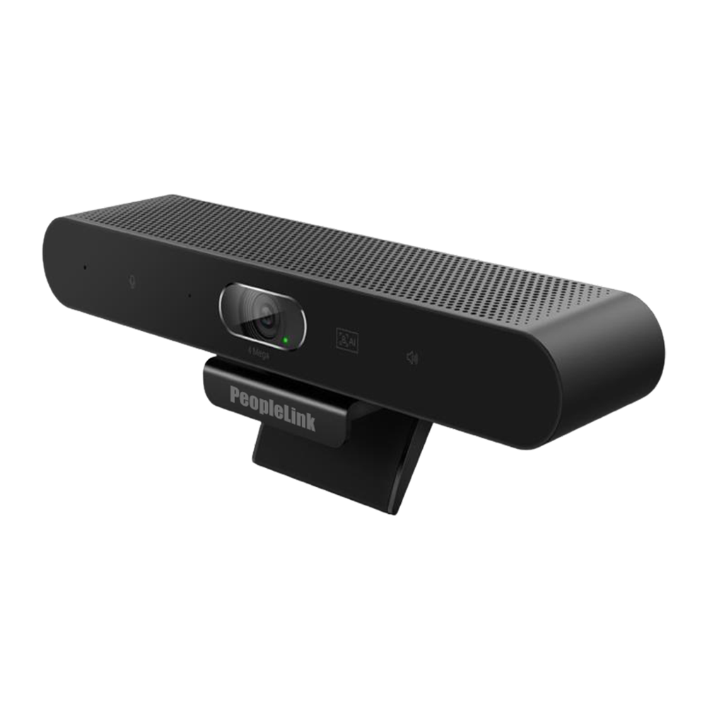 PeopleLink Stellar x20 - AI face tracking, 2K resolution, Automatic Noise reduction, USB plug and play, 360° sound diffusion, 94° Wide Of View, 4 Megapixel Sony sensor